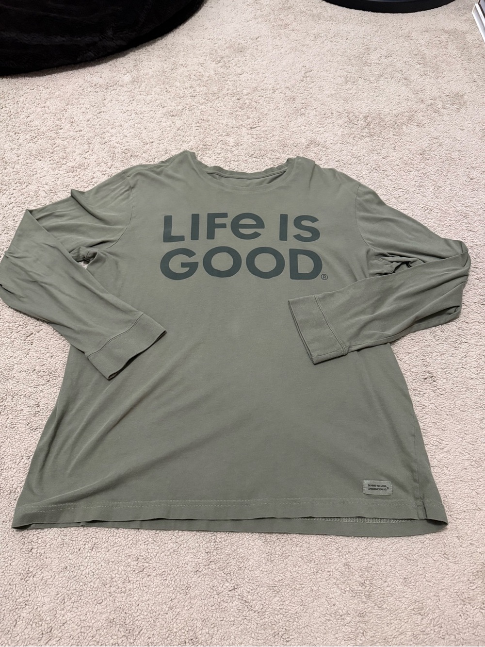 Life is Good long sleeve Tee XL